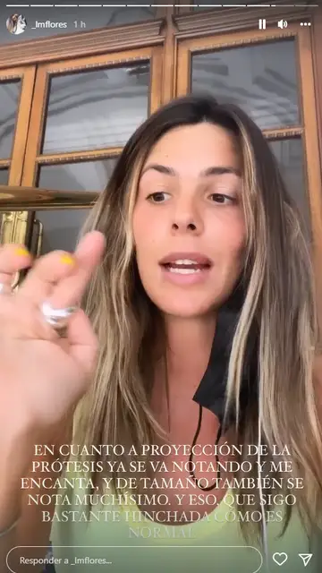 Historia de Instagram de Laura Matamoros Historia de Instagram de Laura Matamoros