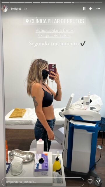 Historia de Instagram de Laura Matamoros