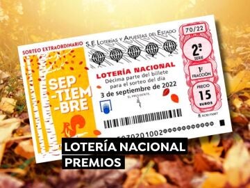 Premios del Sorteo Extraordinario de Septiembre de la Lotería Nacional