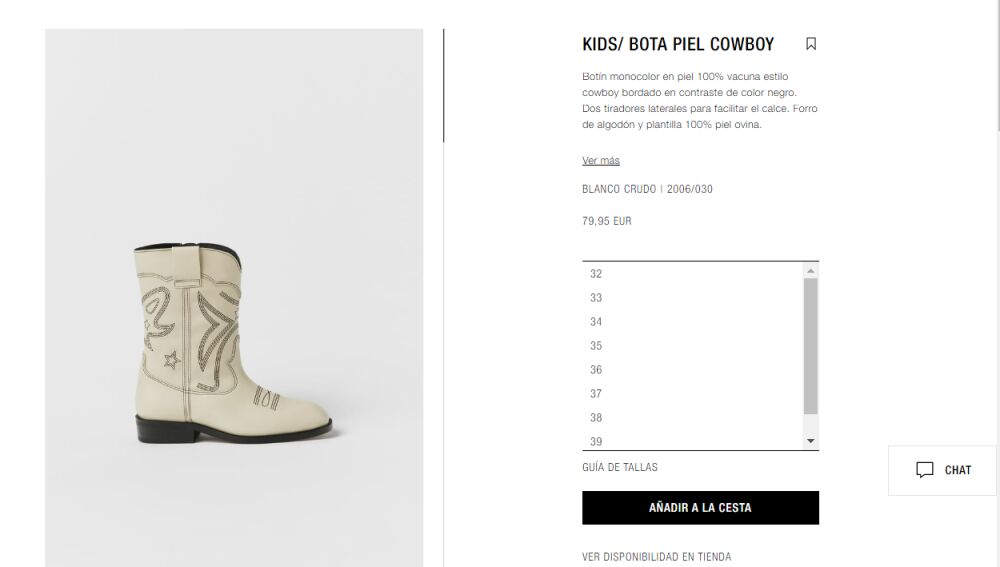 Botas cowboy best sale niña zara