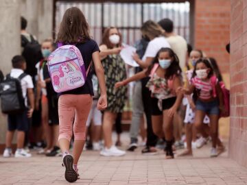 Alumnos del Institut Escola Mirades de Barcelona