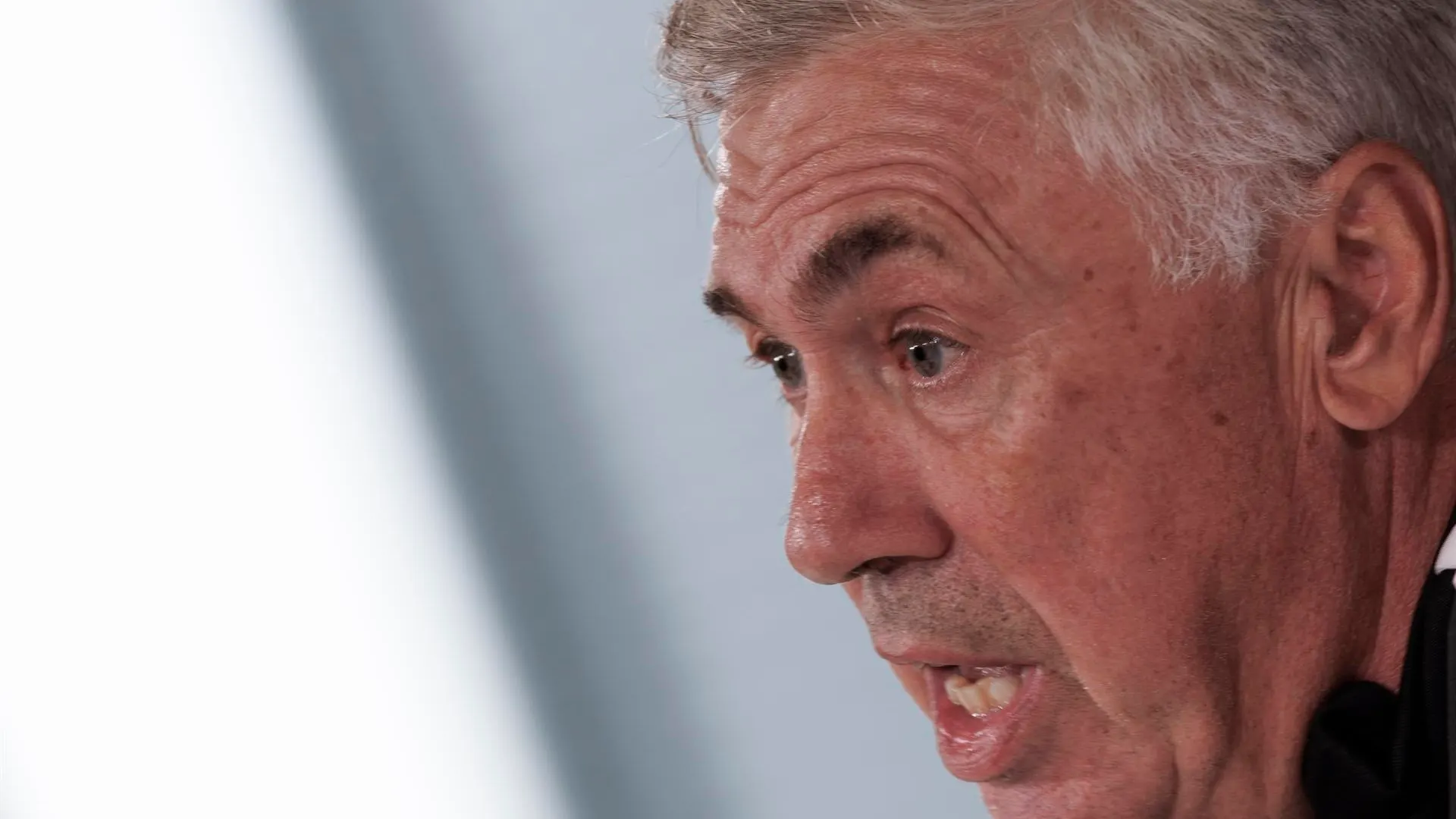 Ancelotti, en la rueda de prensa del Real Madrid Ancelotti, en la rueda de prensa del Real Madrid
