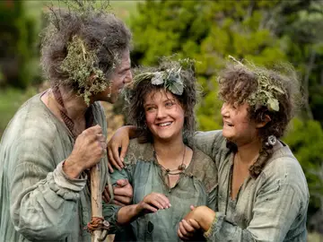 Largo y Marigold Brandyfoot en 'Los Anillos de Poder' Largo y Marigold Brandyfoot en 'Los Anillos de Poder'