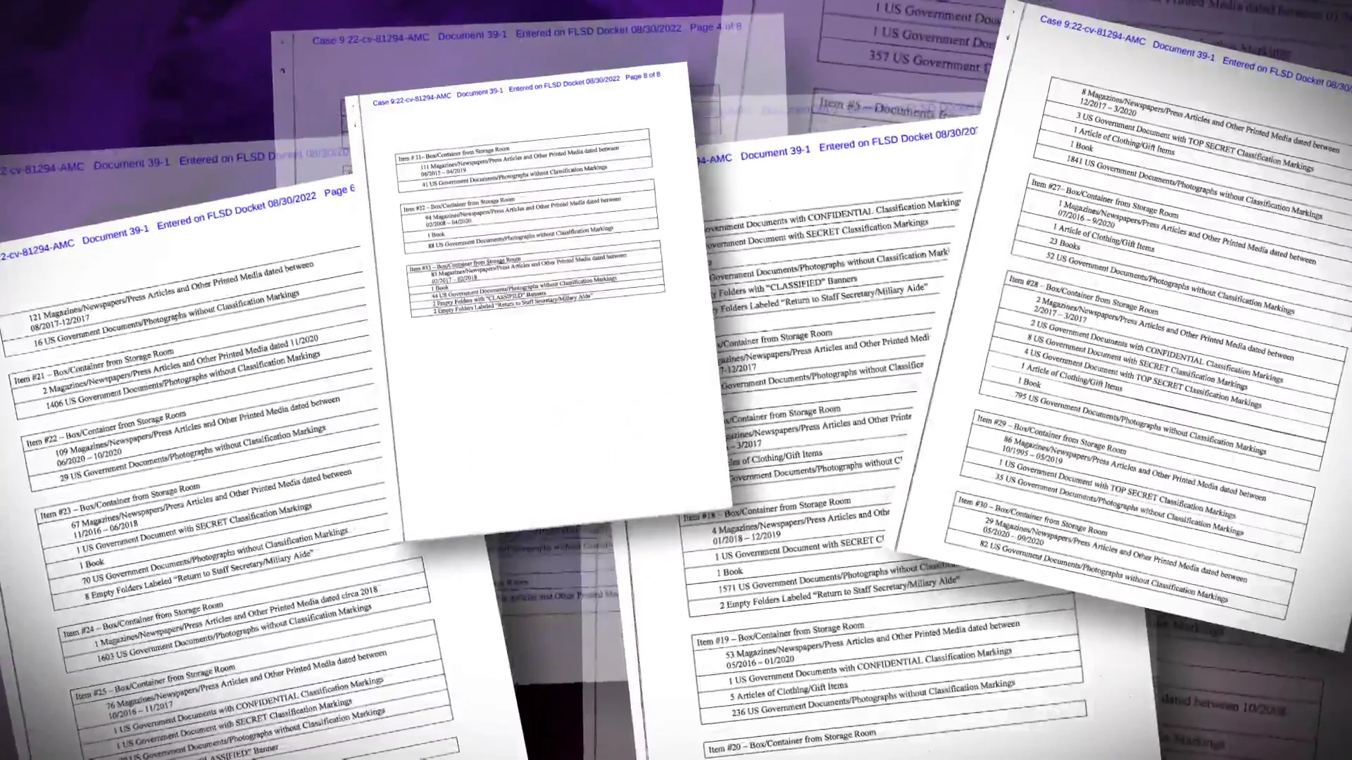 Documentos clasificados Donald Trump Documentos clasificados Donald Trump