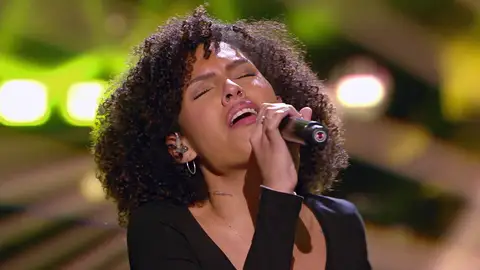La operadora de cámara pide un primer plano para su gran voz con ‘No one’, de Alicia Keys La operadora de cámara pide un primer plano para su gran voz con ‘No one’, de Alicia Keys