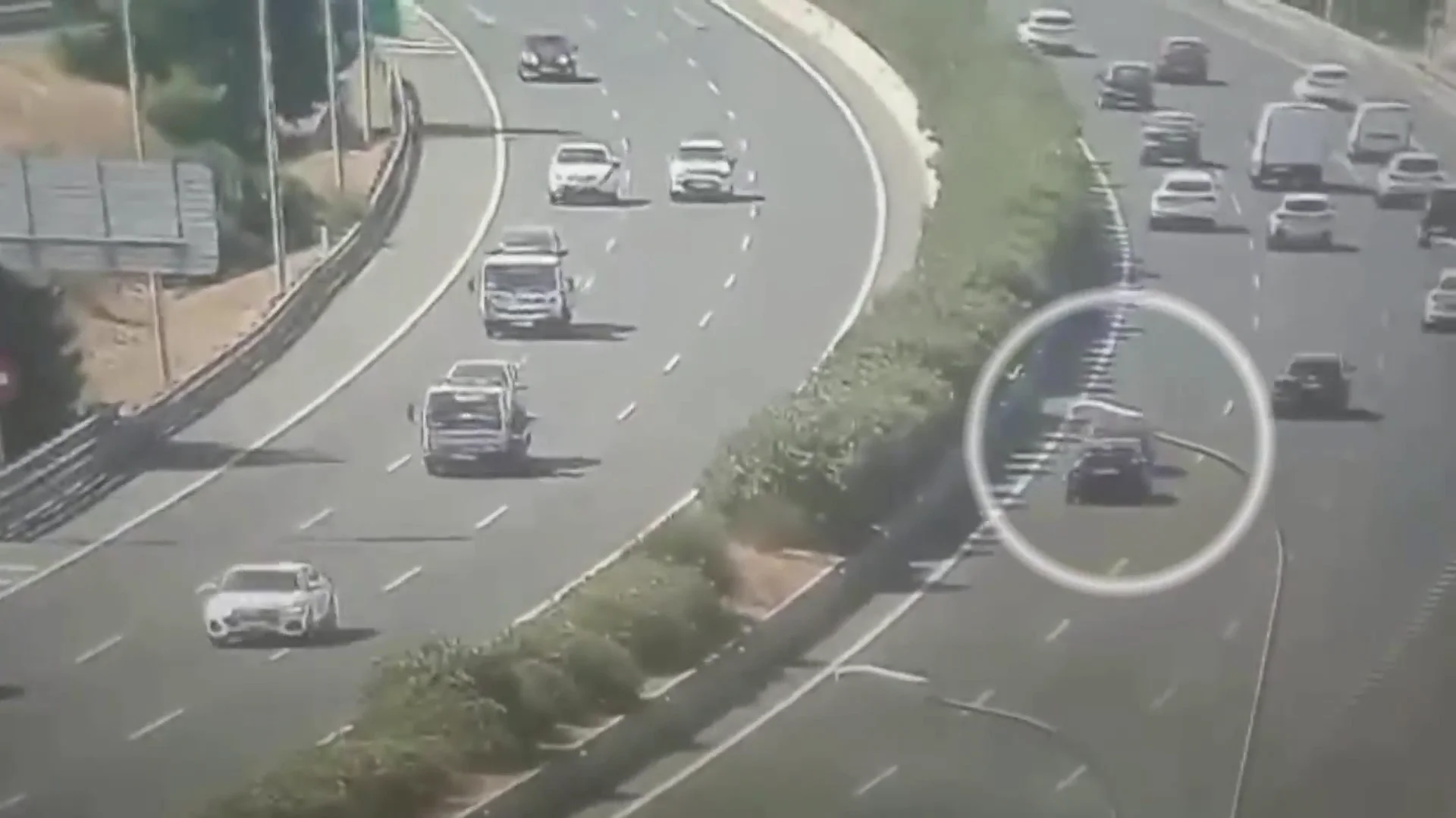 Momento del accidente