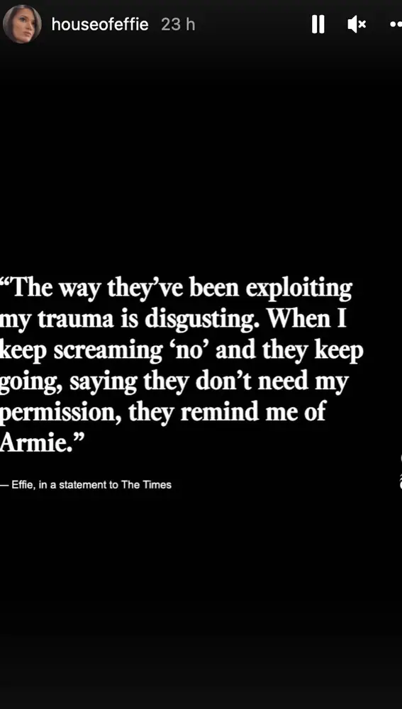 Una de las denunciantes contra Armie Hammer comparte su entrevista con Los Angeles Times