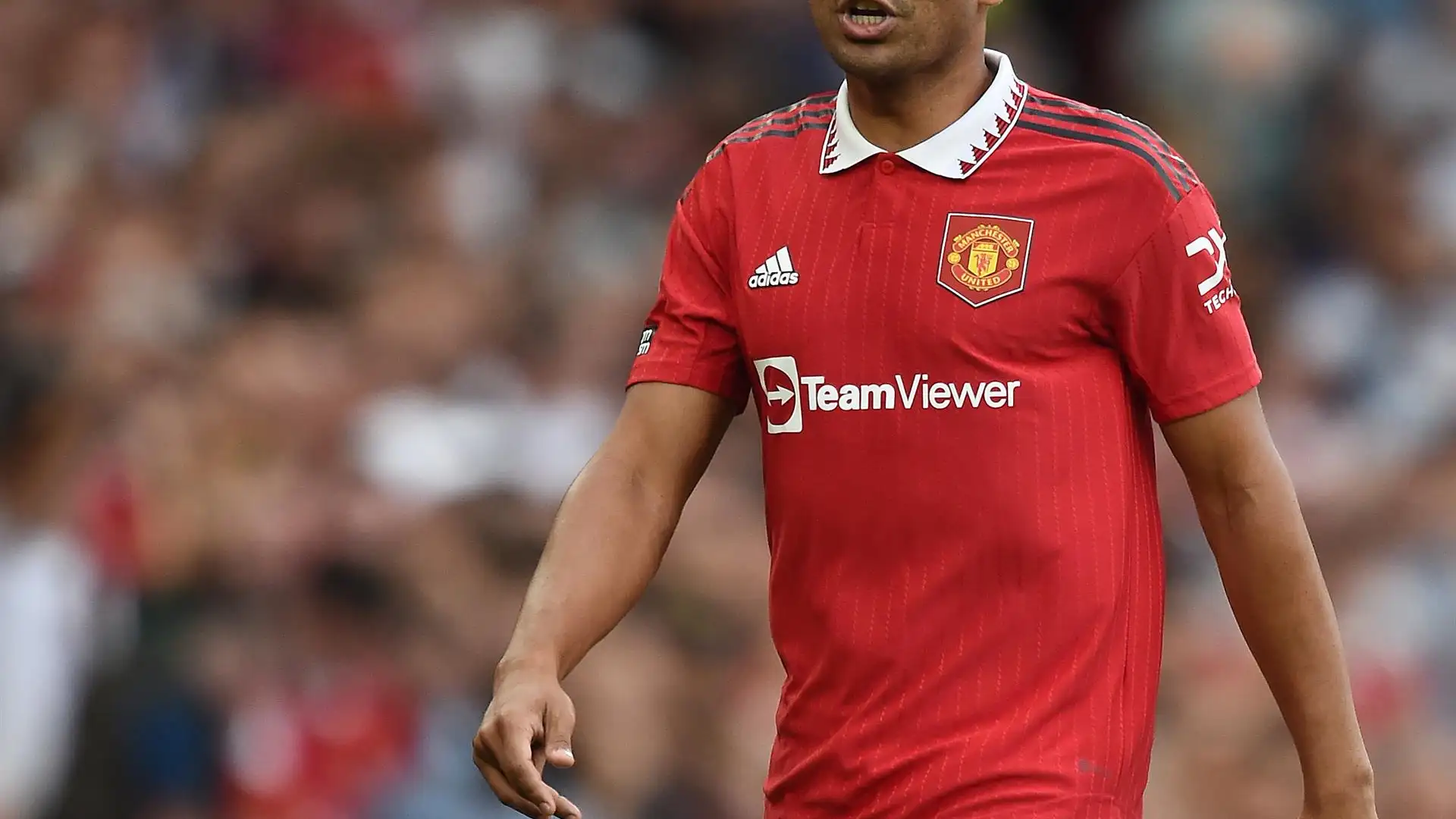 Casemiro en Old Trafford con el United Casemiro en Old Trafford con el United