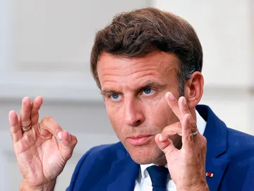 El presidente francés, Emmanuel Macron El presidente francés, Emmanuel Macron