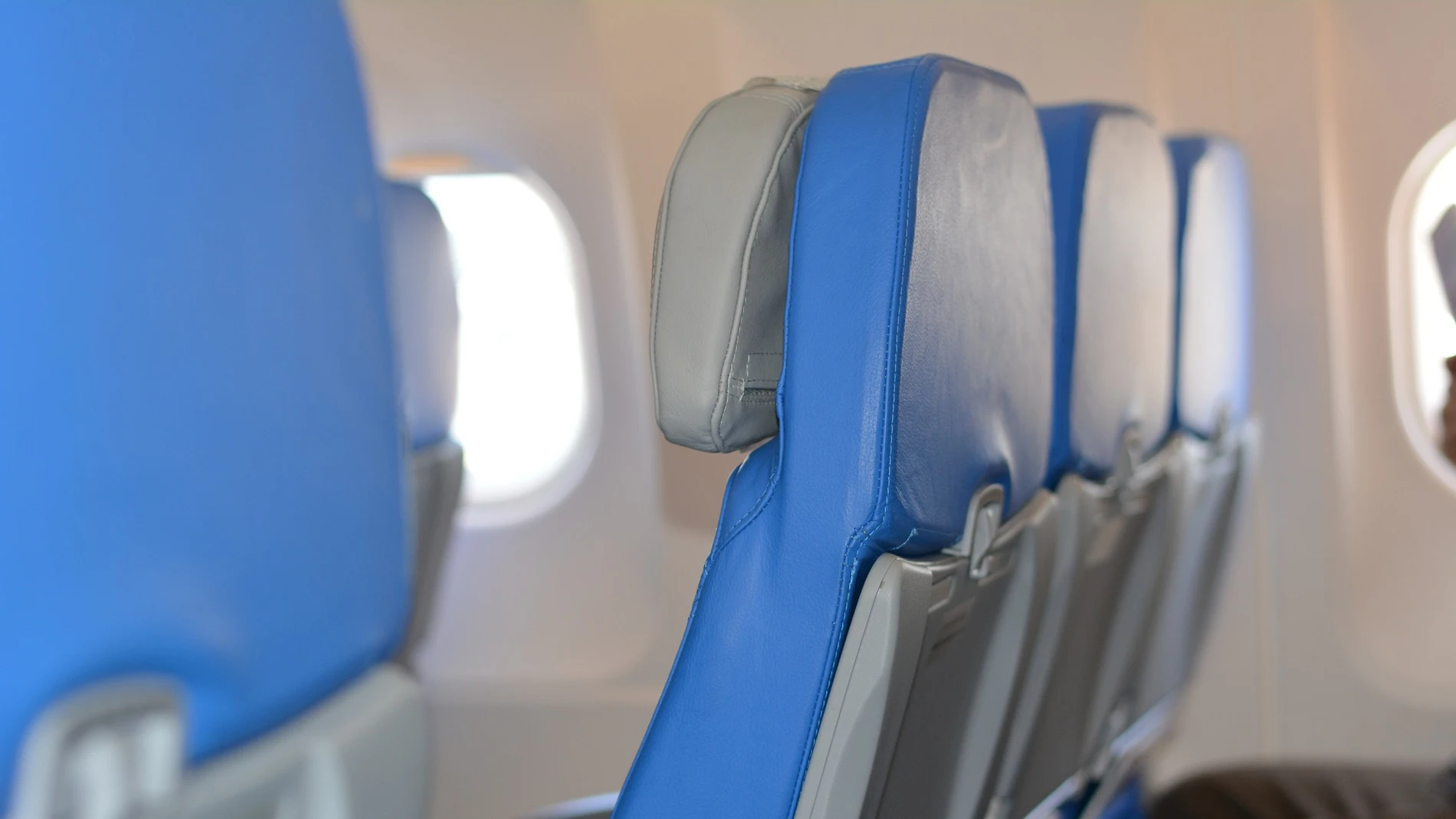 Imagen de archivo de unos asientos en un avión