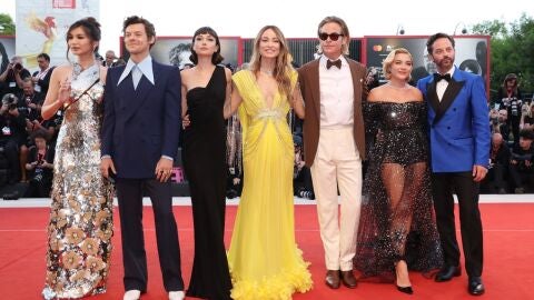 El equipo de 'No te preocupes querida' en el Festival de Venecia