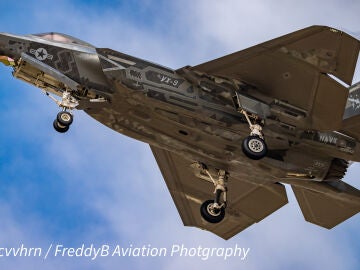 El misterioso caza F-35C avistado en California