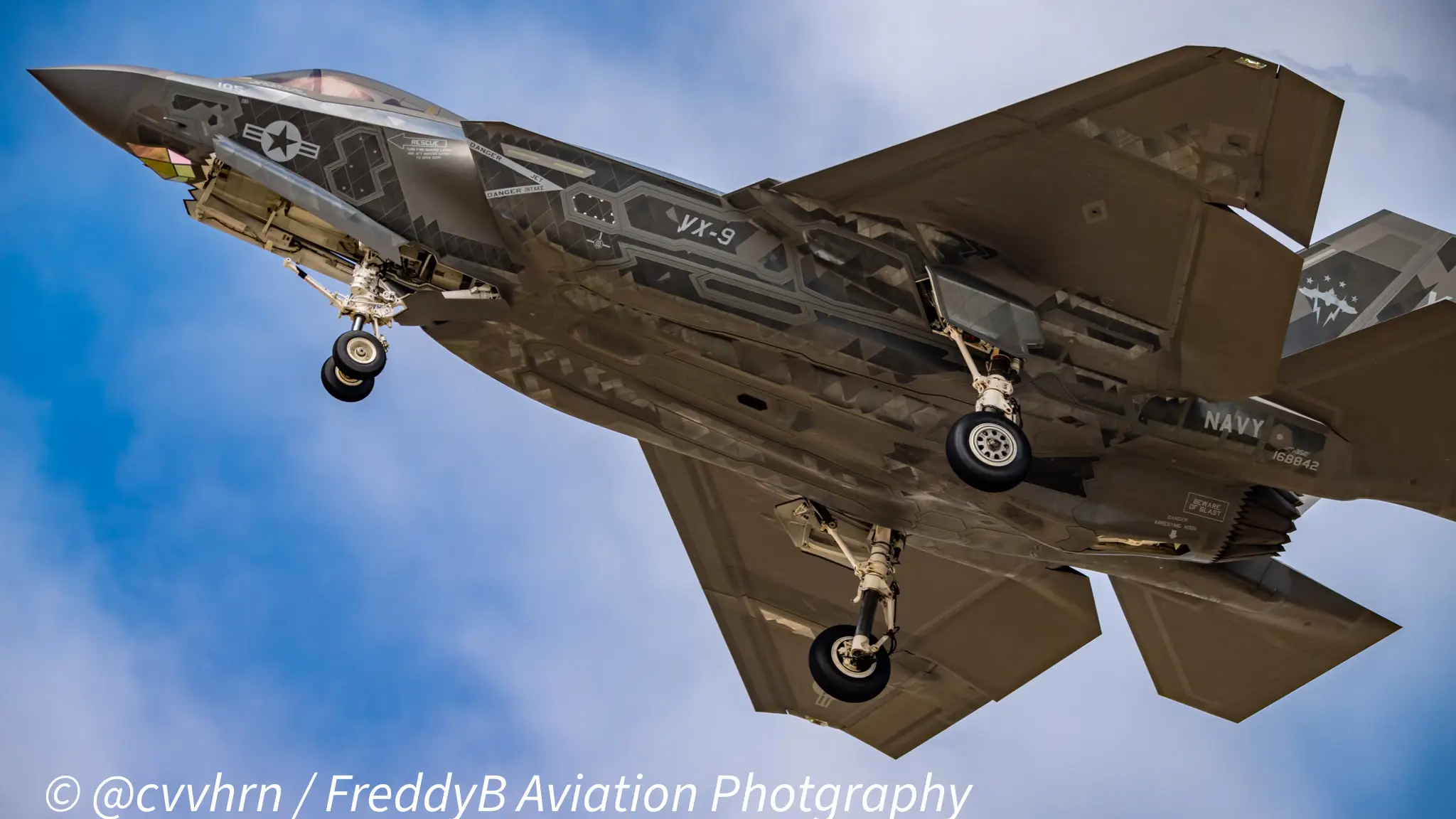 El misterioso caza F-35C avistado en California