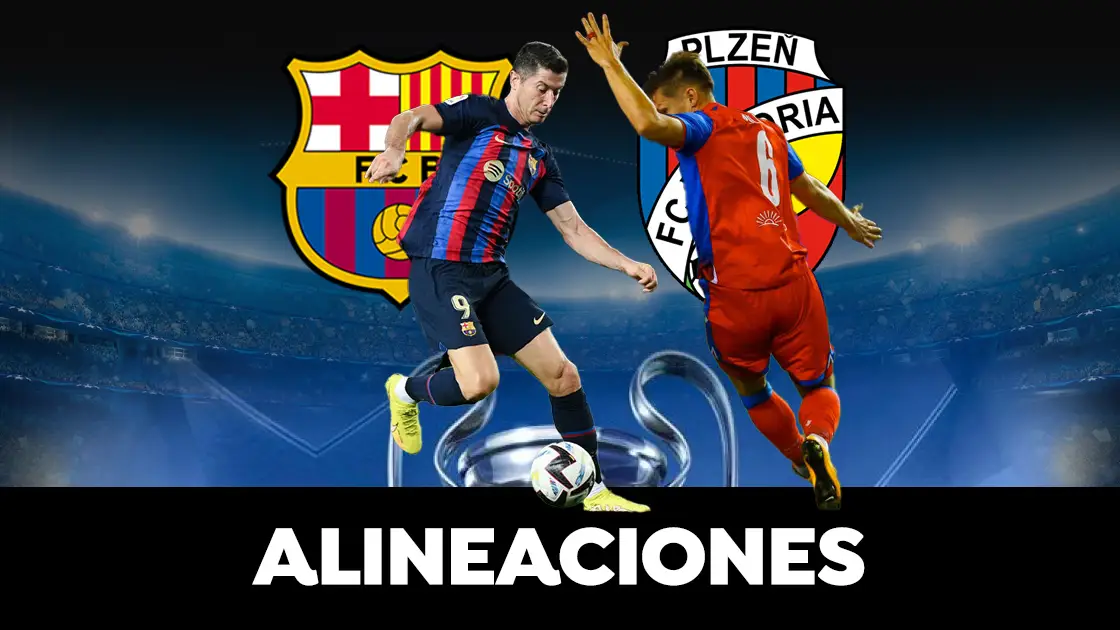 Posibles alineaciones del Barcelona - Viktoria Plzen de Champions League