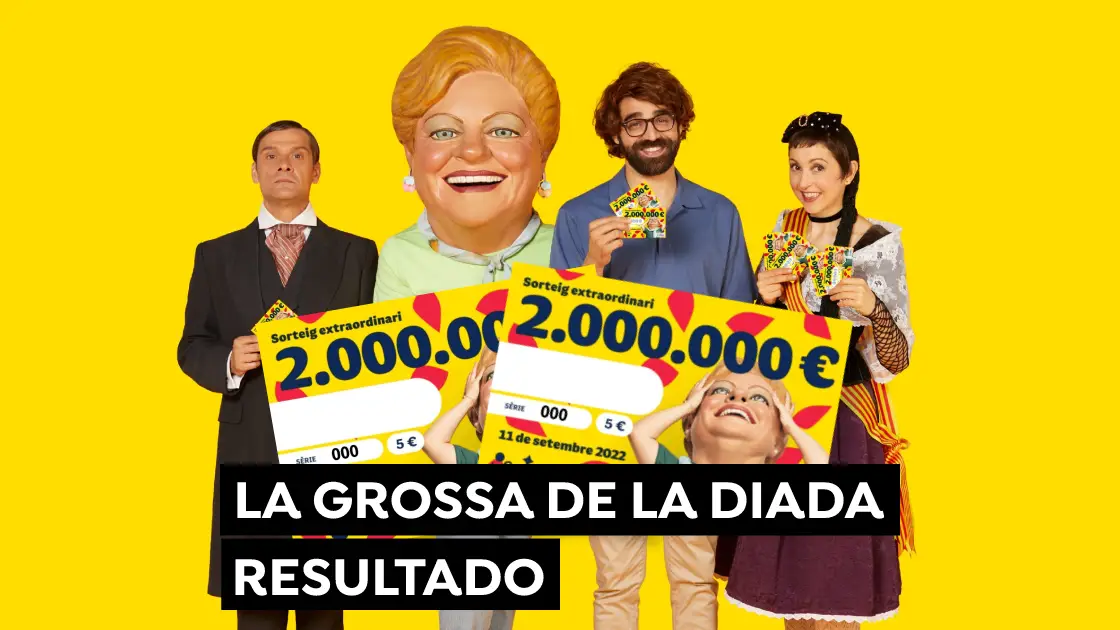 Resultado del sorteo de la Grossa de la Diada 2022 Resultado del sorteo de la Grossa de la Diada 2022