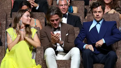 Olivia Wilde, Chris Pine y Harry Styles en Venecia Olivia Wilde, Chris Pine y Harry Styles en Venecia