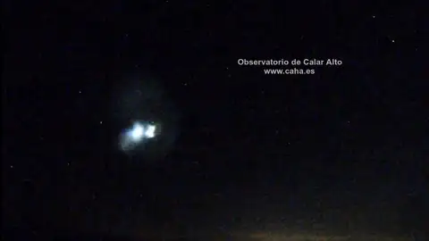 El destello visto en el cielo del sur de España El destello visto en el cielo del sur de España
