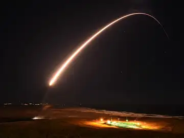 Misil balístico Minuteman III, en una imagen de archivo. Misil balístico Minuteman III, en una imagen de archivo.