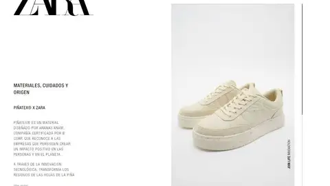 Deportivas beige mujer Piñatex Deportivas beige mujer Piñatex