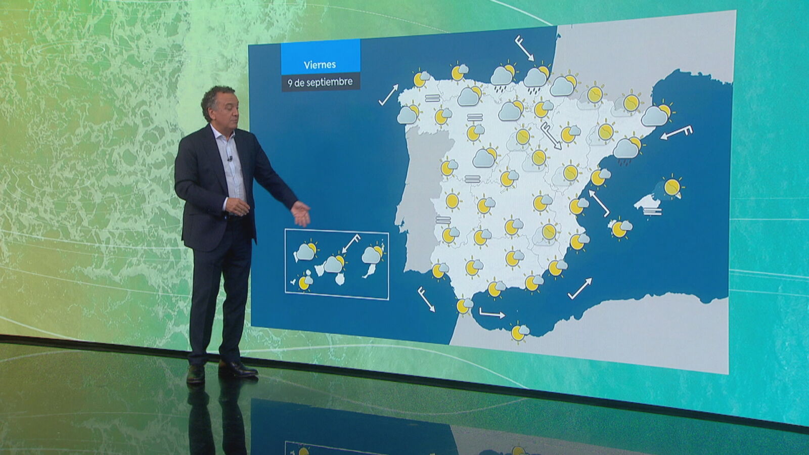 Temperaturas estables y lluvias débiles en el Cantábrico antes del descenso térmico del jueves