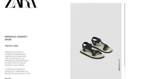 Sandalias Zara Kids Piñatex Sandalias Zara Kids Piñatex