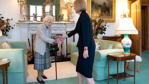Isabel II y Liz Truss en Balmoral Isabel II y Liz Truss en Balmoral