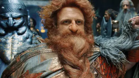 Owain Arthur como Durin V en 'El Señor de los Anillos: Los Anillos de Poder' Owain Arthur como Durin V en 'El Señor de los Anillos: Los Anillos de Poder'