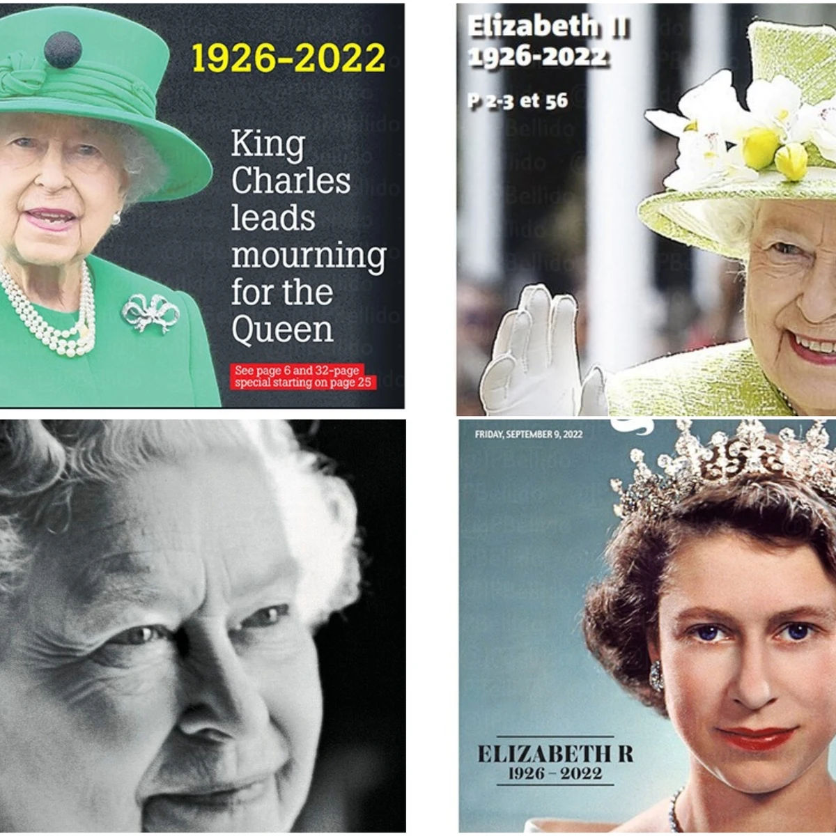 La prensa internacional llora la muerte de Isabel II en sus portadas: 