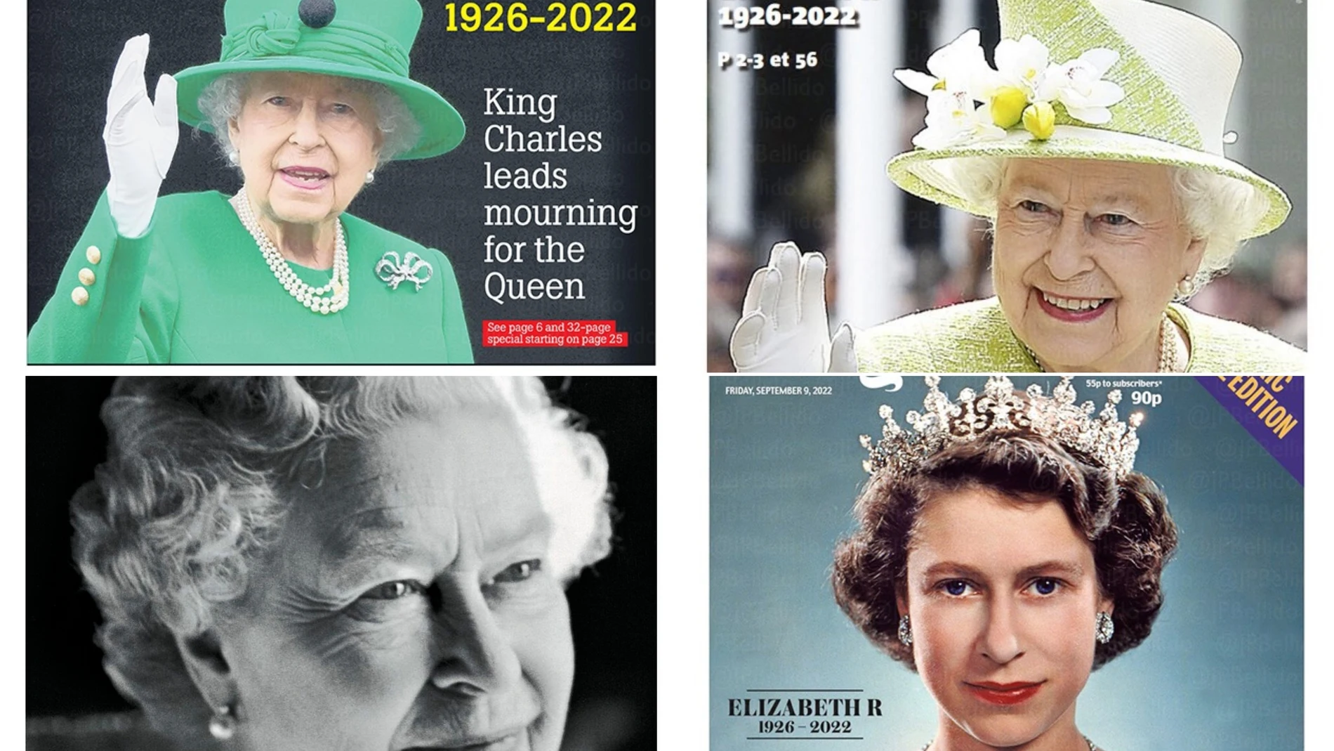 La prensa internacional llora la muerte de Isabel II en sus portadas: 