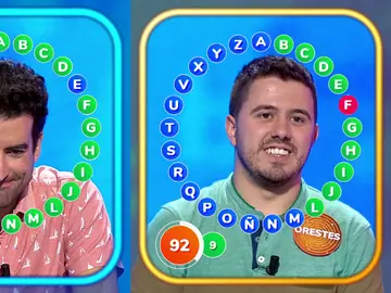 ¿Remontará? Las “cábalas” de Orestes en ‘El Rosco’ para alcanzar a Rafa: “A ver si salen” ¿Remontará? Las “cábalas” de Orestes en ‘El Rosco’ para alcanzar a Rafa: “A ver si salen”