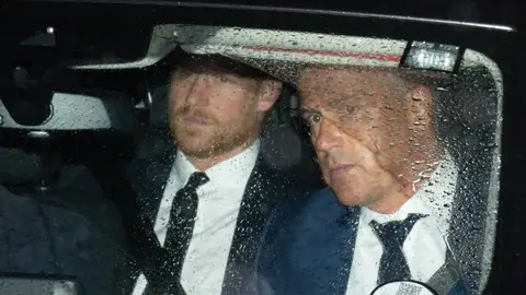 El príncipe Harry llegando a Balmoral El príncipe Harry llegando a Balmoral