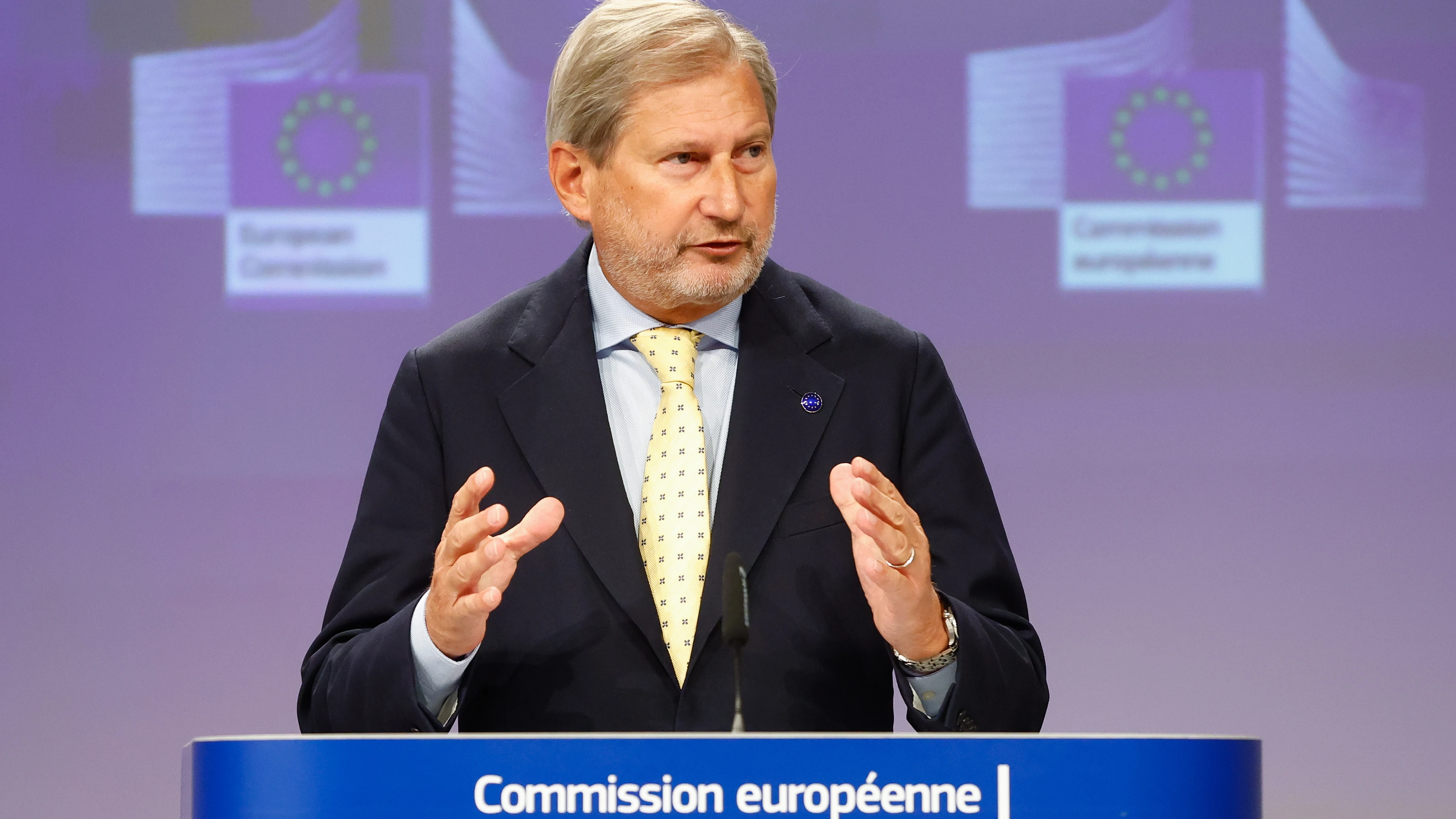 El comisario de Presupuestos, Johannes Hahn