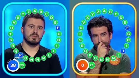 ¡Qué tentación! El dilema de Orestes en ‘El Rosco’, empatado con Rafa a 23: ¿irá a por el bote? ¡Qué tentación! El dilema de Orestes en ‘El Rosco’, empatado con Rafa a 23: ¿irá a por el bote?