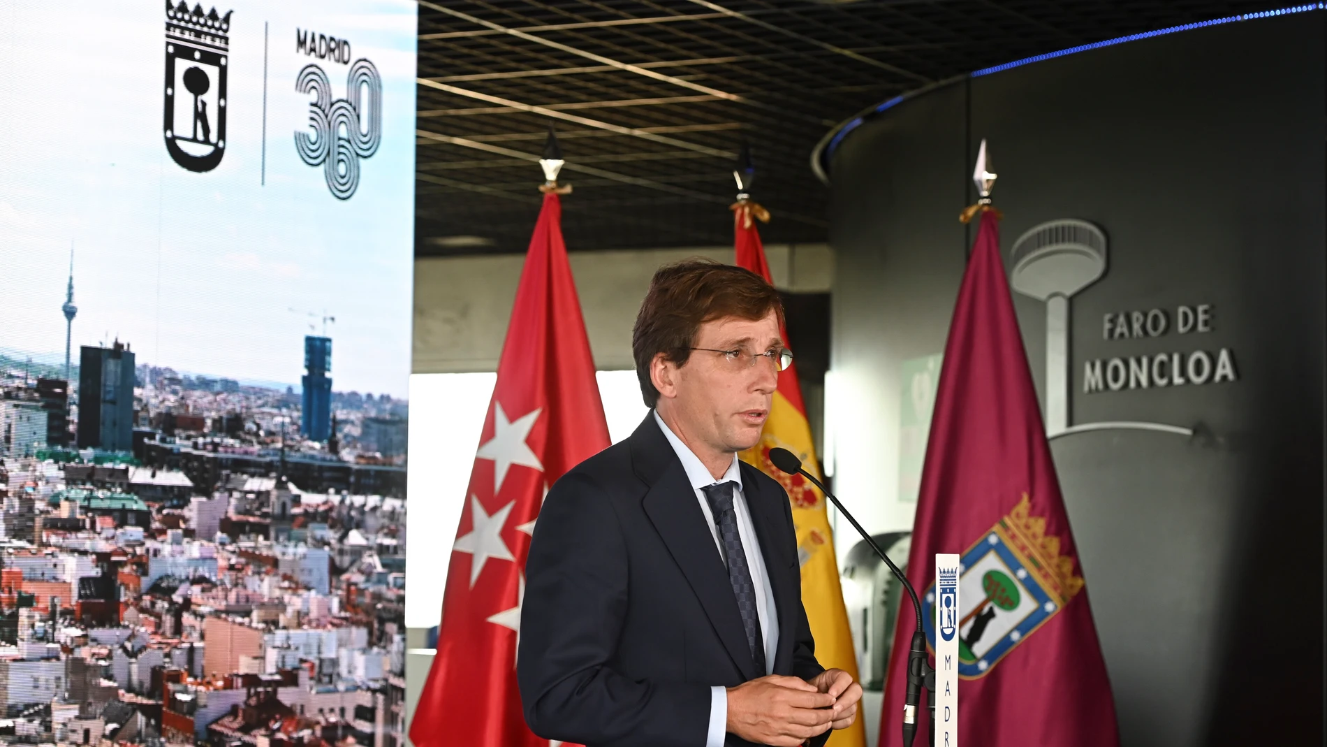 El alcalde de Madrid, José Luis Martínez-Almeida, presenta el proyecto Madrid 360 Solar