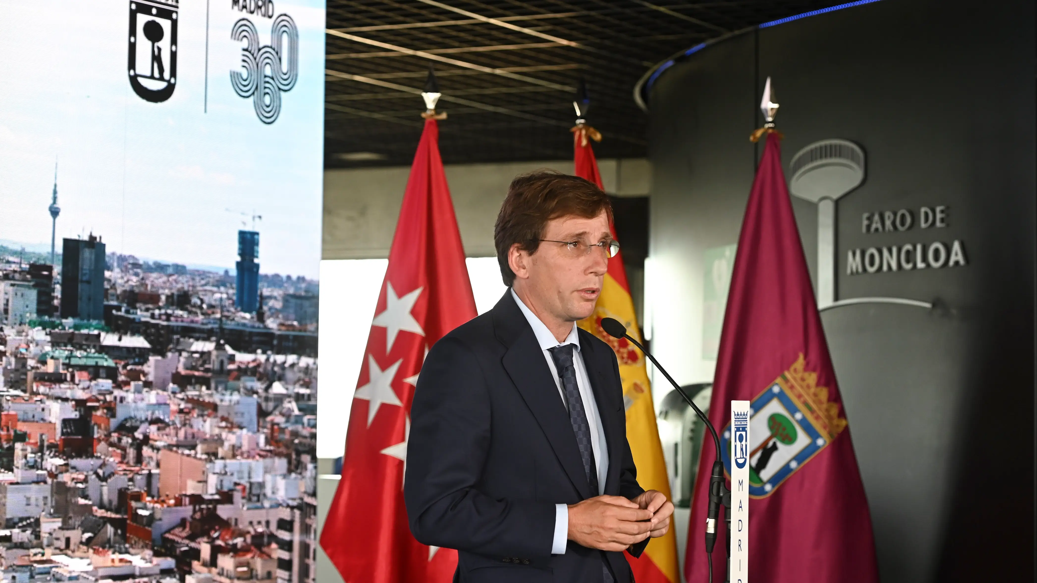 El alcalde de Madrid, José Luis Martínez-Almeida, presenta el proyecto Madrid 360 Solar El alcalde de Madrid, José Luis Martínez-Almeida, presenta el proyecto Madrid 360 Solar