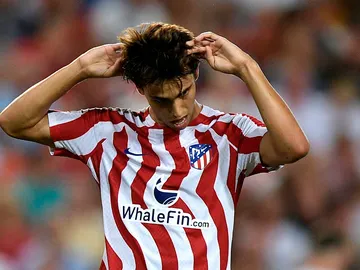 Joao Felix, en un partido del Atlético de Madrid Joao Felix, en un partido del Atlético de Madrid