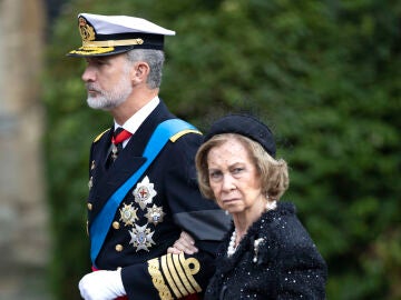 Rey Felipe VI y reina Sofía 