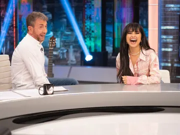 Pablo Motos y Becky G protagonizan un divertido intercambio lingüístico Pablo Motos y Becky G protagonizan un divertido intercambio lingüístico