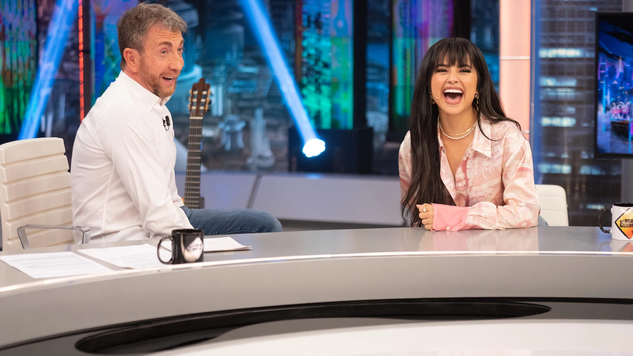 Pablo Motos y Becky G protagonizan un divertido intercambio lingüístico Pablo Motos y Becky G protagonizan un divertido intercambio lingüístico