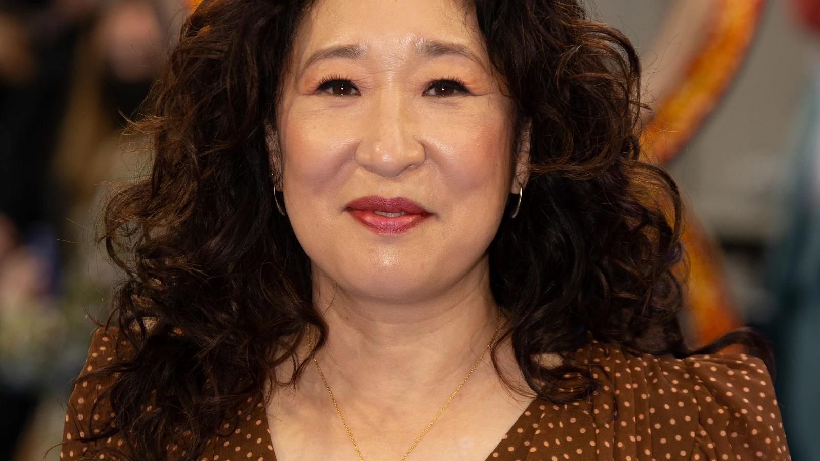 La actriz Sandra Oh La actriz Sandra Oh