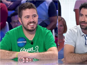 Roberto Leal revela a Orestes y Rafa por qué han hecho historia en ‘Pasapalabra’: “Tengo que anunciar algo importante” Roberto Leal revela a Orestes y Rafa por qué han hecho historia en ‘Pasapalabra’: “Tengo que anunciar algo importante”