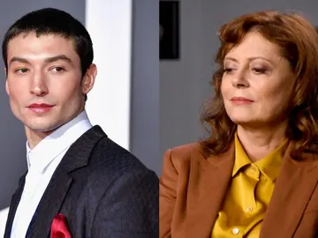 Ezra Miller y Susan Sarandon Ezra Miller y Susan Sarandon