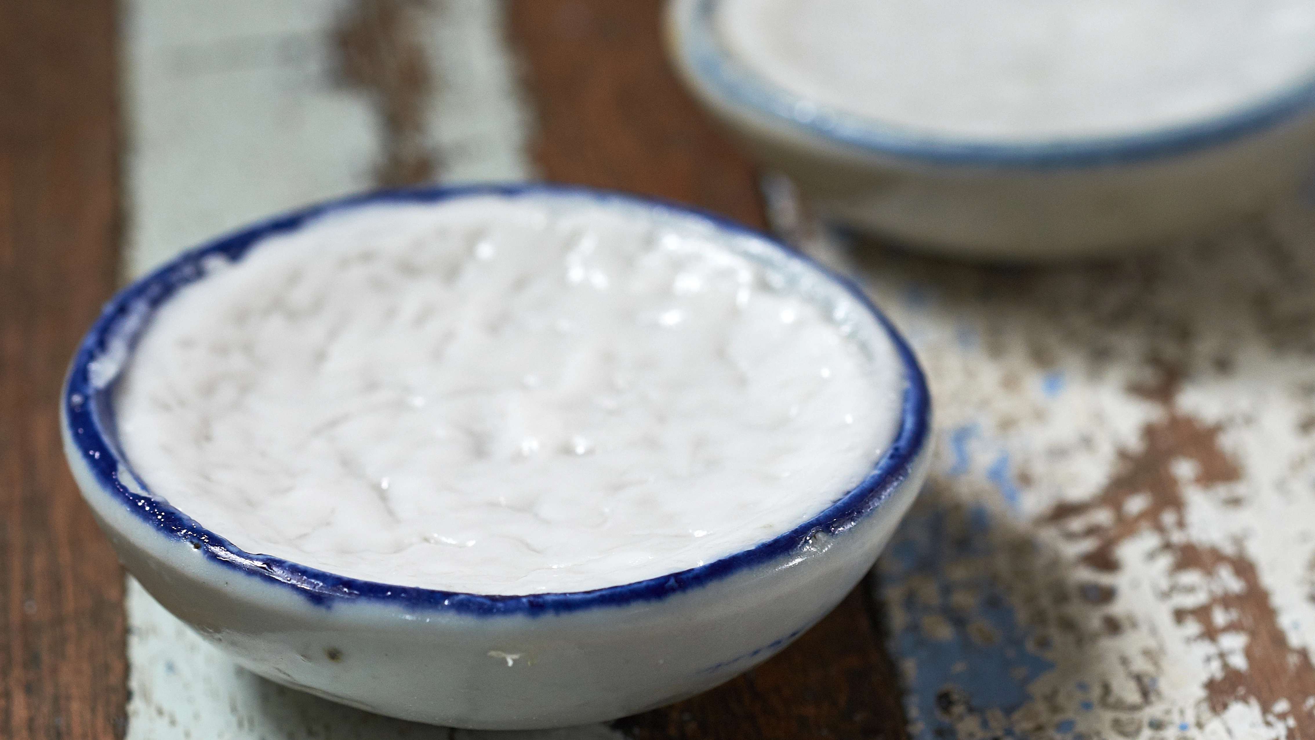 Natillas de coco.