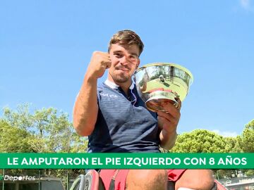 La gesta de Martín de la Puente, primer español en ganar el US Open en silla de ruedas