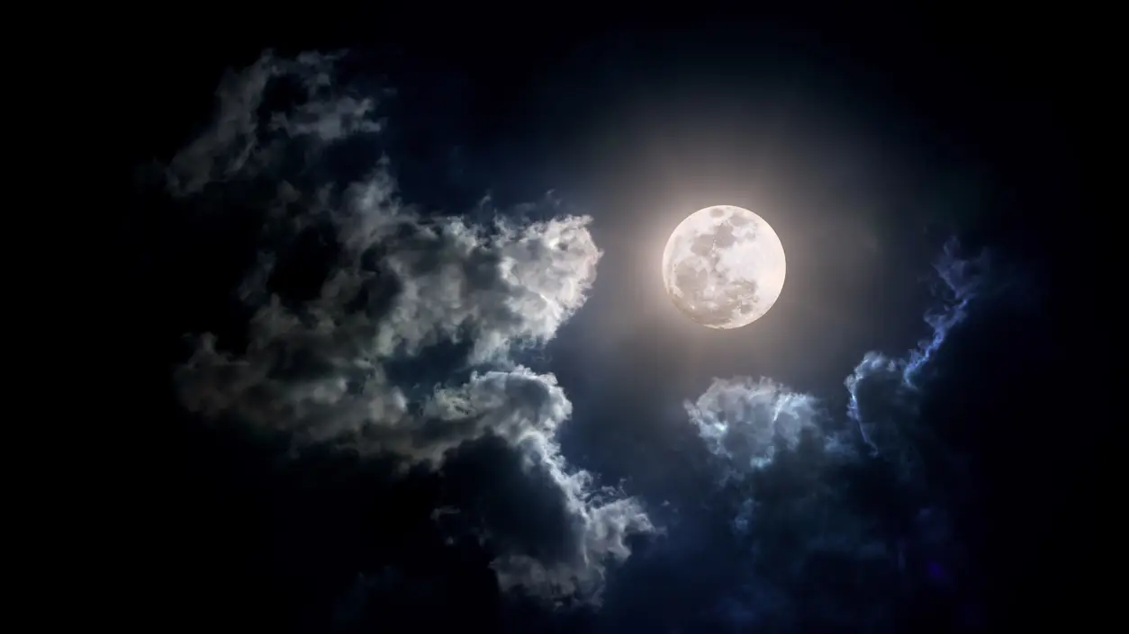 Imagen de la luna llena Imagen de la luna llena