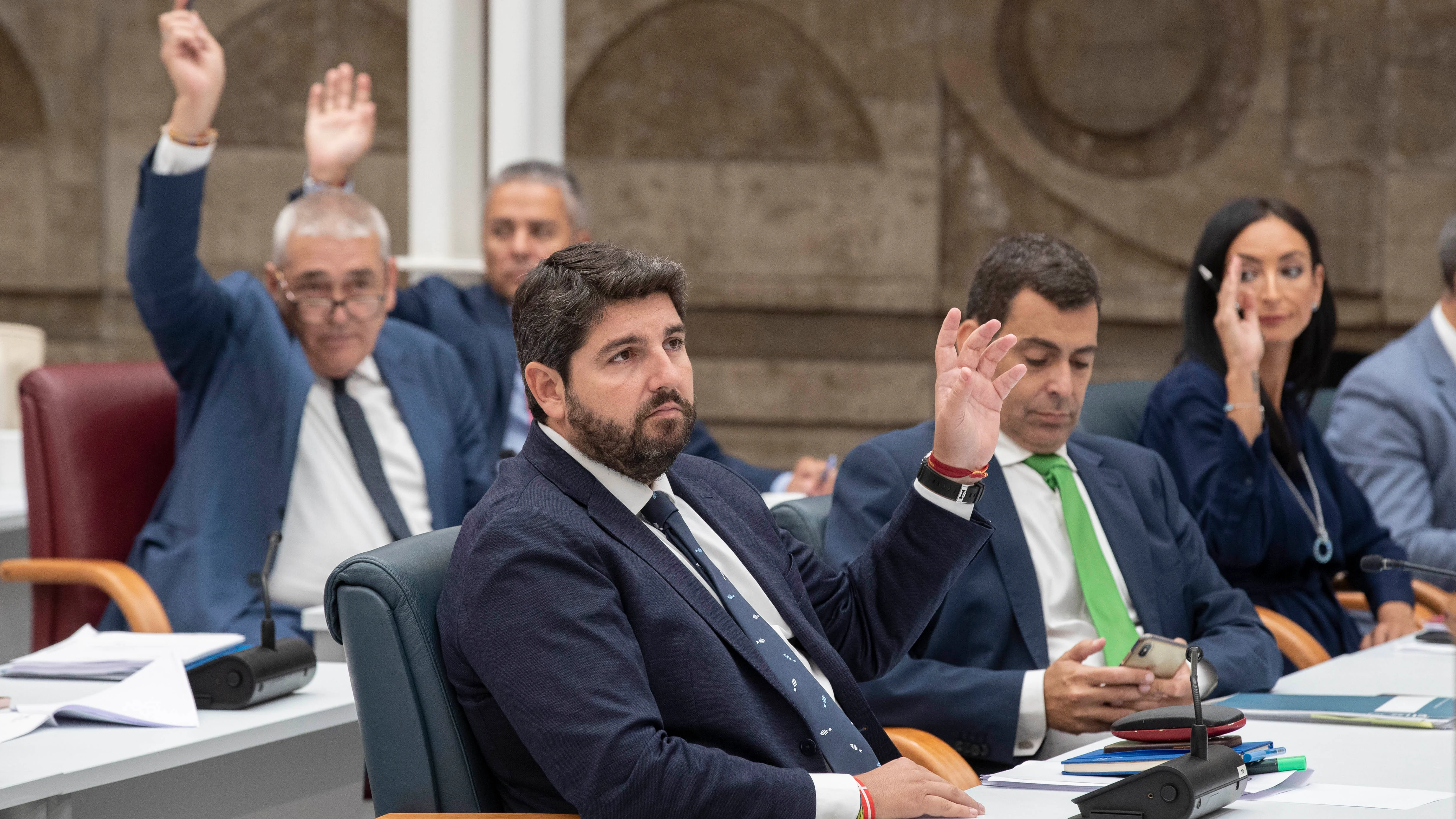 El presidente de la Comundad de Murcia, Fernando L&oacute;pez Miras