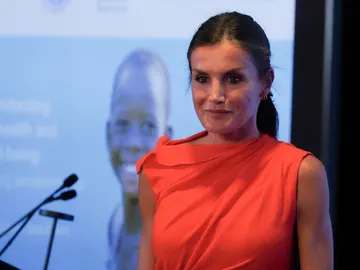 Reina Letizia en una reunión en Nueva York Reina Letizia en una reunión en Nueva York