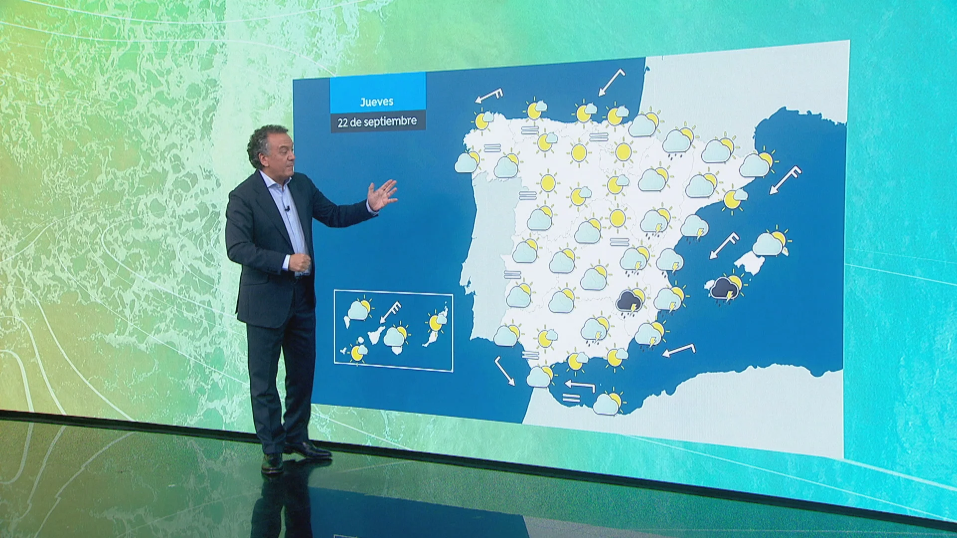 Las lluvias se desplazan al sur, Catalu&ntilde;a y Baleares