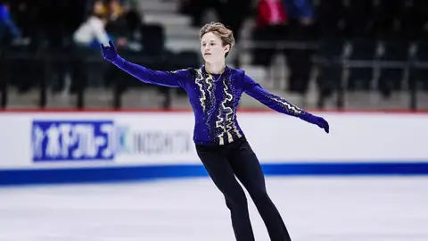 El patinador Ilia Malinin El patinador Ilia Malinin