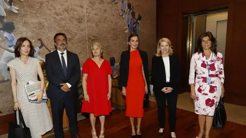 Reina Letizia en una reunión en Nueva York Reina Letizia en una reunión en Nueva York